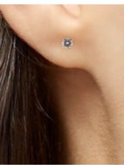 Genuine 14k Yellow Gold, .25 Carat, Lab-Grown Diamond Earrings. Nwot. — image 6 of 8
